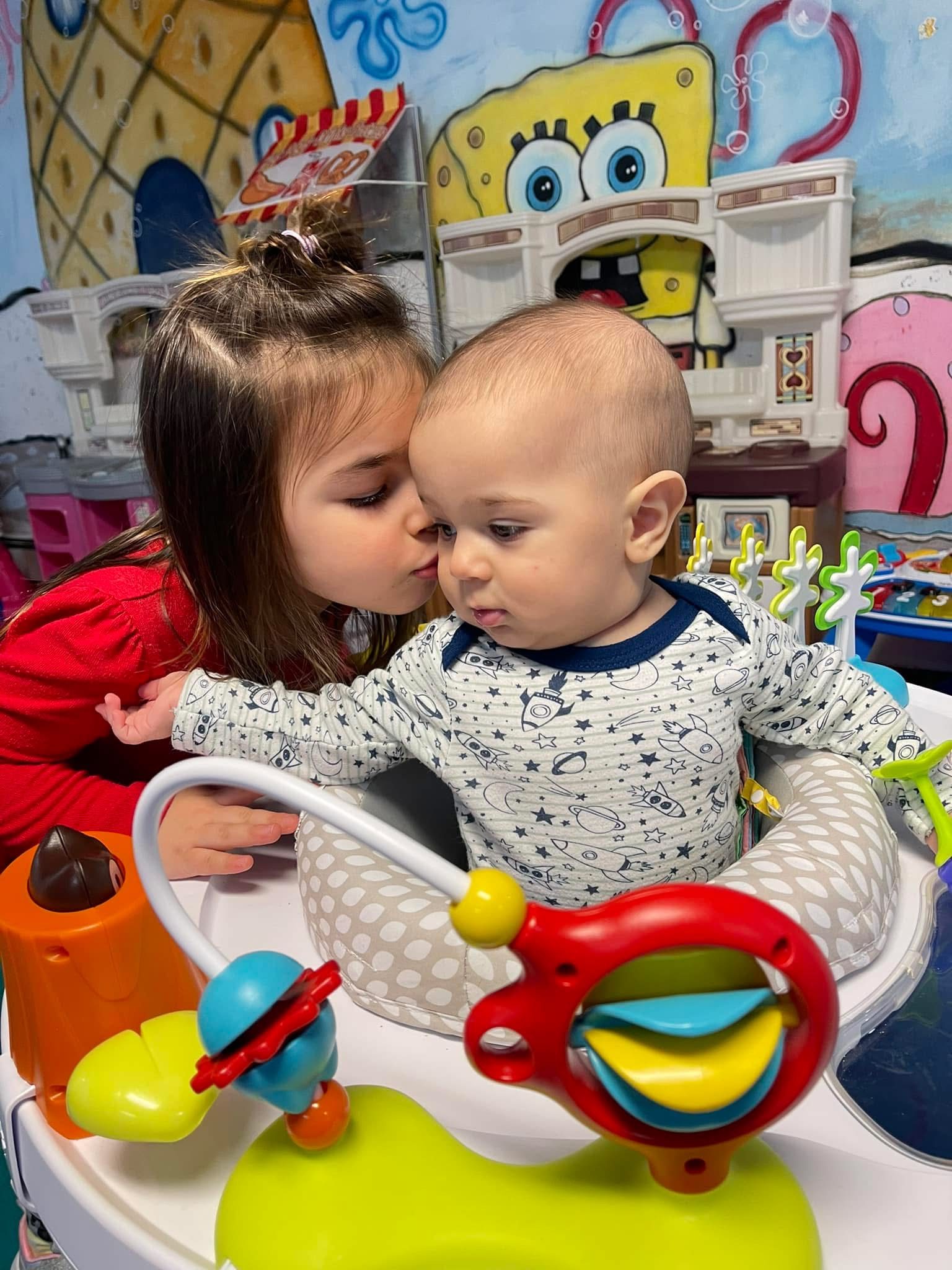 Children playing together in the My Piccolo Mondo home daycare